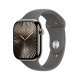 Viedpulkstenis Apple Watch Series 10 GPS + Cellular 46mm Natural Titanium Case with Stone Grey Sport Band - S/M