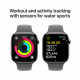 Viedpulkstenis Apple Watch Series 10 GPS + Cellular 46mm Natural Titanium Case with Stone Grey Sport Band - M/L