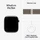 Viedpulkstenis Apple Watch Series 10 GPS + Cellular 46mm Natural Titanium Case with Natural Milanese Loop - M/L