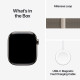 Viedpulkstenis Apple Watch Series 10 GPS + Cellular 42mm Natural Titanium Case with Natural Milanese Loop