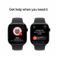 Viedpulkstenis Apple Watch Series 10 GPS + Cellular 46mm Jet Black Aluminium Case with Black Sport Band - M/L