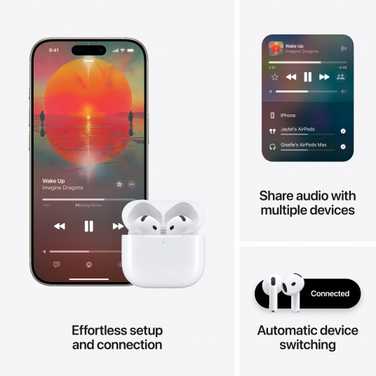 Austiņas Apple Airpods 4 with Active Noise Cancellation