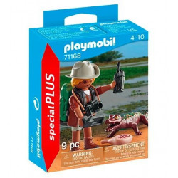 Pētnieks ar jauno kaimanu
