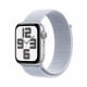 Viedpulkstenis Apple Watch SE GPS 44mm Silver Aluminium Case with Blue Cloud Sport Loop