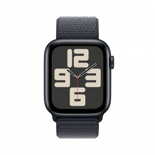 Viedpulkstenis Apple Watch SE GPS + Cellular 44mm Midnight Aluminium Case with Ink Sport Loop