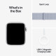 Viedpulkstenis Apple Watch SE GPS + Cellular 44mm Silver Aluminium Case with Blue Cloud Sport Loop