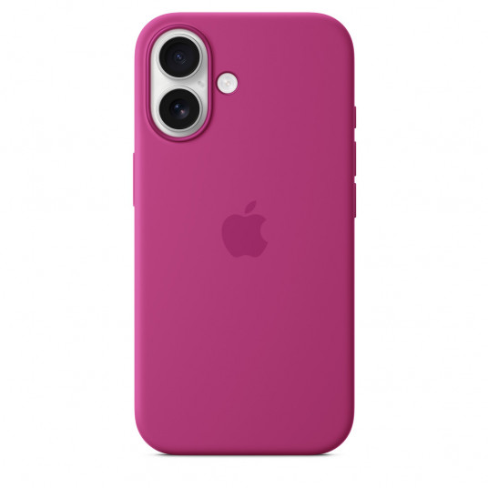 Lieta Apple iPhone 16 Silicone Case with MagSafe Fuchsia