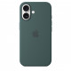 Lieta Apple iPhone 16 Silicone Case with MagSafe Lake Green