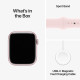 Viedpulkstenis Apple Watch Series 9 GPS + Cellular 45mm Pink Aluminium Case with Light Pink Sport Band - M/L MRML3ET/A