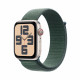 Viedpulkstenis Apple Watch SE GPS + Cellular 40mm Starlight Aluminium Case with Lake Green Sport Loop