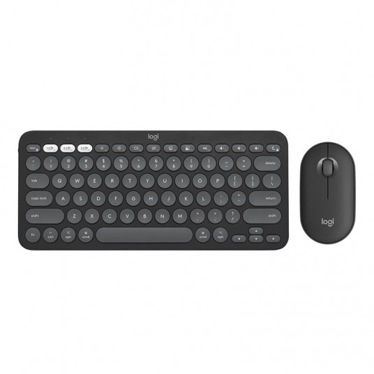 Galddators Logitech Pebble 2 Combo operētājsistēmai Mac US (W), grafīts