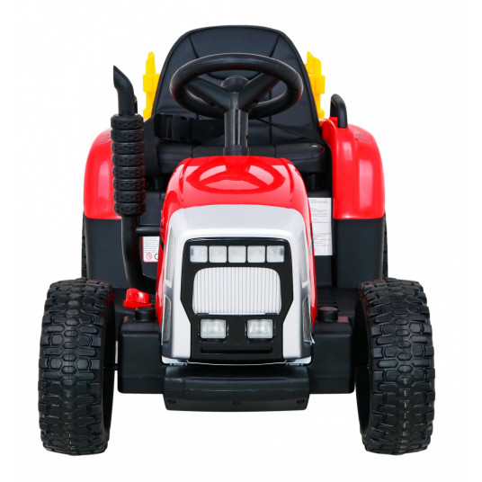 Elektriskais traktors ar Treiler BLOW, sarkans