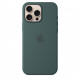 Lieta Apple iPhone 16 Pro Max Silicone Case with MagSafe Lake Green