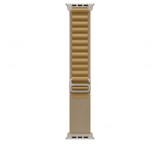 Siksniņa Apple Watch 49mm Tan Alpine Loop - Small - Natural Titanium Finish