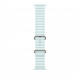 Siksniņa Apple Watch 49mm Ice Blue Ocean Band - Natural Titanium Finish