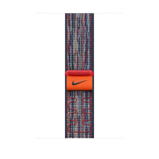 Siksniņa Apple Watch 46mm Blue/Red Nike Sport Loop