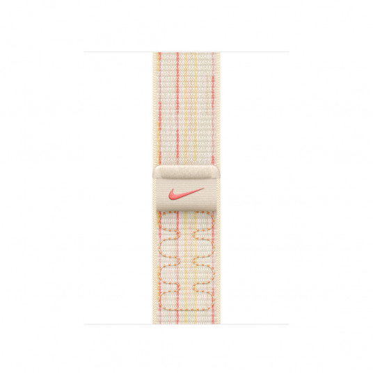 Siksniņa Apple Watch 42mm Starlight/Pink Nike Sport Loop