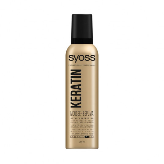 Syoss Foam Hair Keratin Style Perfection 250ml