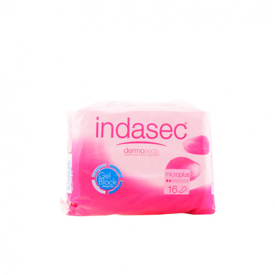 Indasec Dermoseda Compresses Incontinence Micro Plus 16 Units