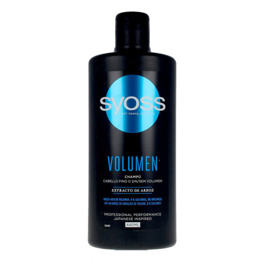 VOLUMEN champAo cabello fino sin cuerpo 440 ml