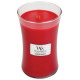 Woodwick Hourglass Medium Scented Candle   Crimson Berries