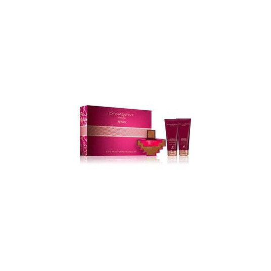 Afnan Ornament Purple Allure EDP 100 ml + SG 100 ml + BL 100 ml (woman)