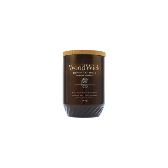 WoodWick ReNew Black Currant & Rose ( černý rybíz a růže ) - Vonná svíčka, 184.0g