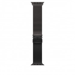 Siksniņa Apple Watch 49mm Black Titanium Milanese Loop - Small