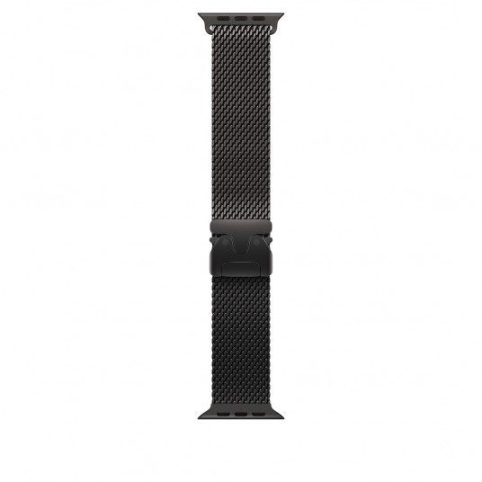 Siksniņa Apple Watch 49mm Black Titanium Milanese Loop - Small