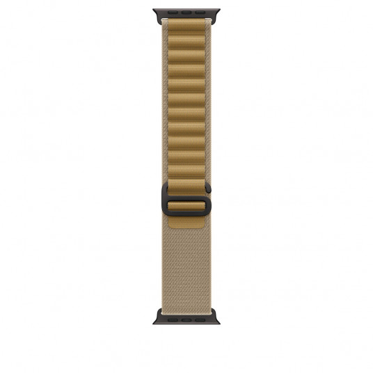 Siksniņa Apple Watch 49mm Tan Alpine Loop - Large - Black Titanium Finish