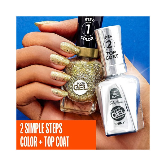 Sally Hansen Miracle Gel Lacquer Without Artificial Uv Light  Sealing Gel Top
