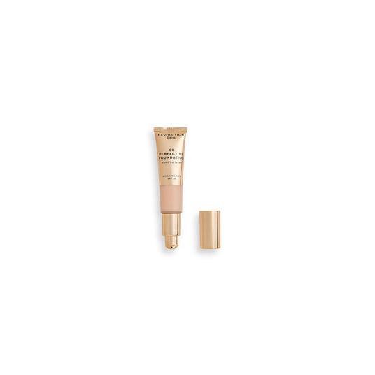 Makeup Revolution PRO CC Perfecting Foundation SPF 30 - Multifunctional make-up for dry to combination skin 26 ml
