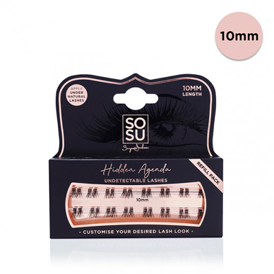 SOSU Cosmetics - Tufted mākslīgās skropstas Hidden Agenda 10 mm