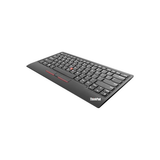 Lenovo ThinkPad TrackPoint Keyboard II | 4Y40X49493 | Tastatūra | 2,4 GHz, Bluetooth | LV | Tīra melna | Šķēres slēdzis | Bezvadu savienojums