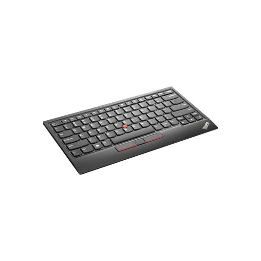 Lenovo ThinkPad TrackPoint Keyboard II | 4Y40X49493 | Tastatūra | 2,4 GHz, Bluetooth | LV | Tīra melna | Šķēres slēdzis | Bezvadu savienojums