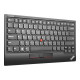 Lenovo ThinkPad TrackPoint Keyboard II | 4Y40X49493 | Tastatūra | 2,4 GHz, Bluetooth | LV | Tīra melna | Šķēres slēdzis | Bezvadu savienojums