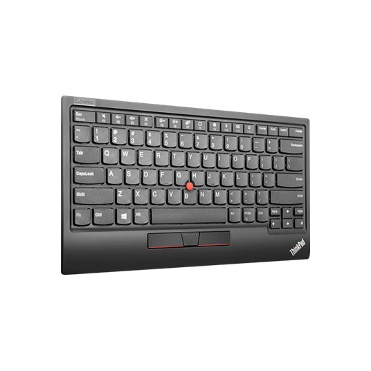 Lenovo ThinkPad TrackPoint Keyboard II | 4Y40X49493 | Tastatūra | 2,4 GHz, Bluetooth | LV | Tīra melna | Šķēres slēdzis | Bezvadu savienojums