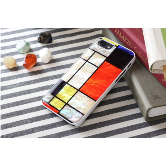 "Korpuss iPhone 8/ 7" Mondrian White