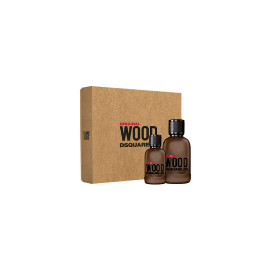 Dsquared2 Original Wood Dárková sada EDP 100 ml un EDP 30 ml, 100 ml