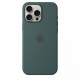 Silikona futrālis ar MagSafe magnētisko drošinātāju iPhone 16 Pro Max - Lake Green