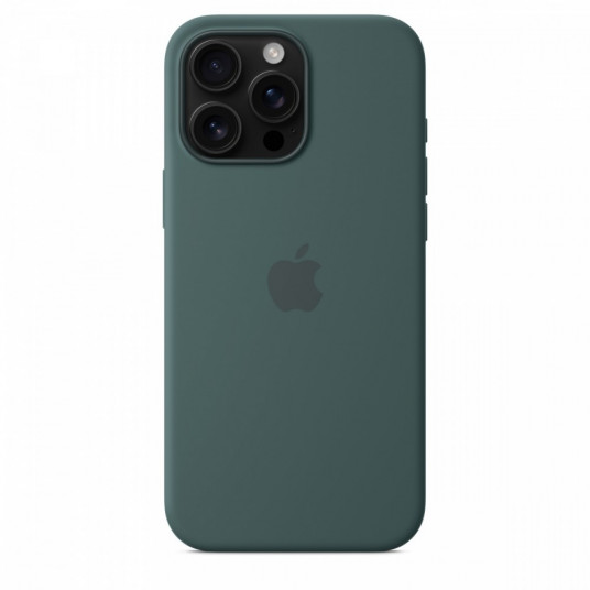 Silikona futrālis ar MagSafe magnētisko drošinātāju iPhone 16 Pro Max - Lake Green