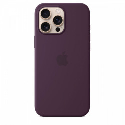 Silikona futrālis ar MagSafe priekš iPhone 16 Pro Max - Plūmju krāsā