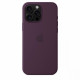 Silikona futrālis ar MagSafe priekš iPhone 16 Pro Max - Plūmju krāsā