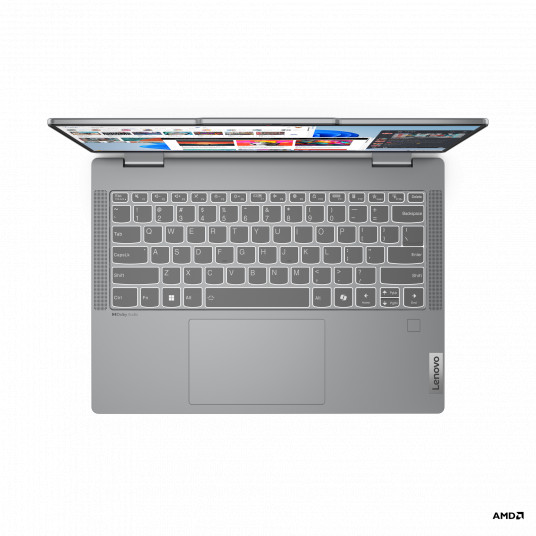 Portatīvais dators Lenovo IdeaPad 5 2-in-1 14AHP9, AI-Powered PC, AMD Ryzen 5 8645HS, 14 1920 x 1200 Touch, Windows 11 Home, 16GB, 512GB SSD, Luna Grey, AMD Radeon 760M, 83DR0071LT