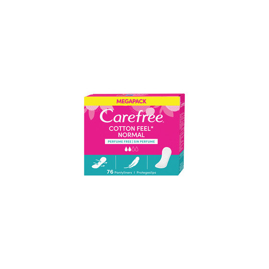 Carefree Cotton Slipové vložky s výtažkem z bavlny, 56.0ks