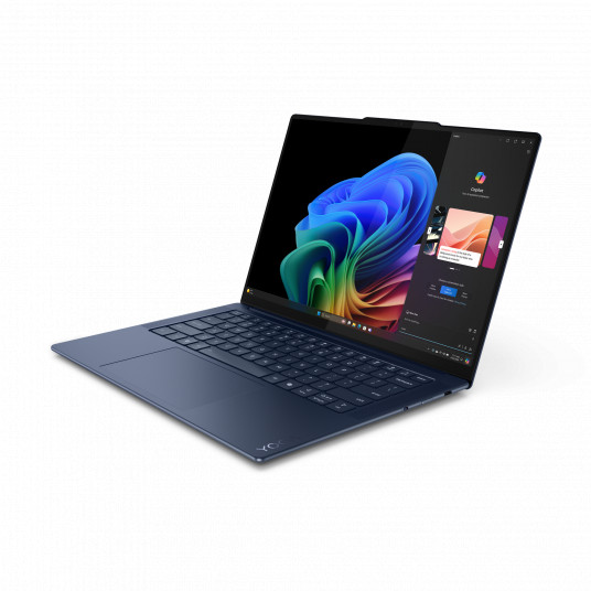 Portatīvais dators Lenovo Yoga Slim 7 14Q8X9, AI Copilot+ PC, Snapdragon X Elite X1E-78-100, 14.5 2944 x 1840 Touch, Windows 11 Home, 32GB, 1TB SSD, Cosmic Blue, Qualcomm Adreno GPU, 83ED001RMH