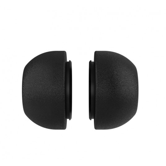 Fixed Plugs Pro, 2 komplekti, S izmērs | Spraudņi | Apple | Airpods Pro/Pro 2 | Putas | Melna