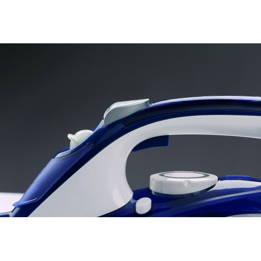 Gorenje Steam Iron SIH2600BLC Steam Iron, 2600 W, Water tank capacity 350 ml, Continuous steam 30 g/min, zils/balts