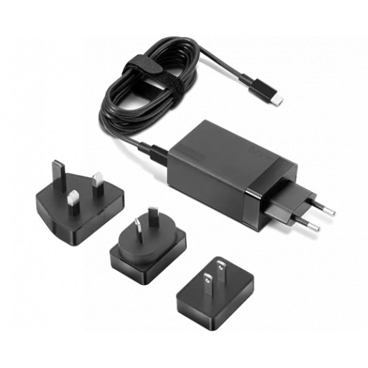 Lenovo Ceļojumu Adapteris  USB-C AC  Melns, 65 W