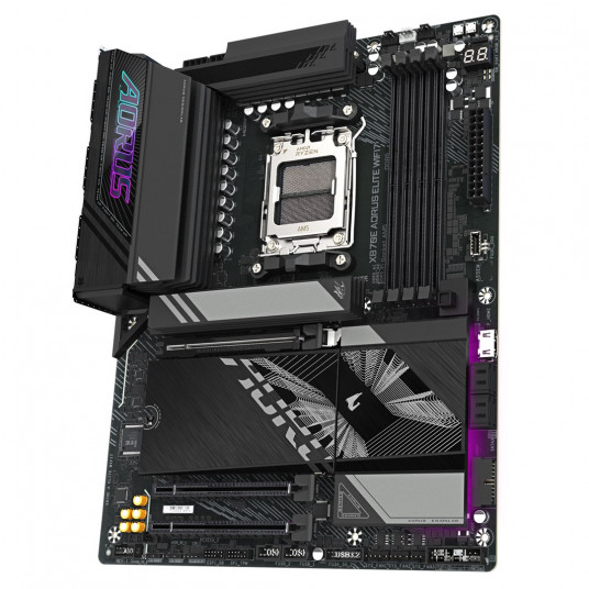 GIGABYTE X870E A ELITE WIFI7 pamatplate AMD X870E AM5 socket ATX